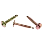Philips Modified-Truss(K-Lath) Wafer Head Self Drilling Screw Yellow Zinc Plated